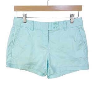 Vineyard Vines Dayboat Shorts Preppy Chino Summer Pool Blue women’s size 2